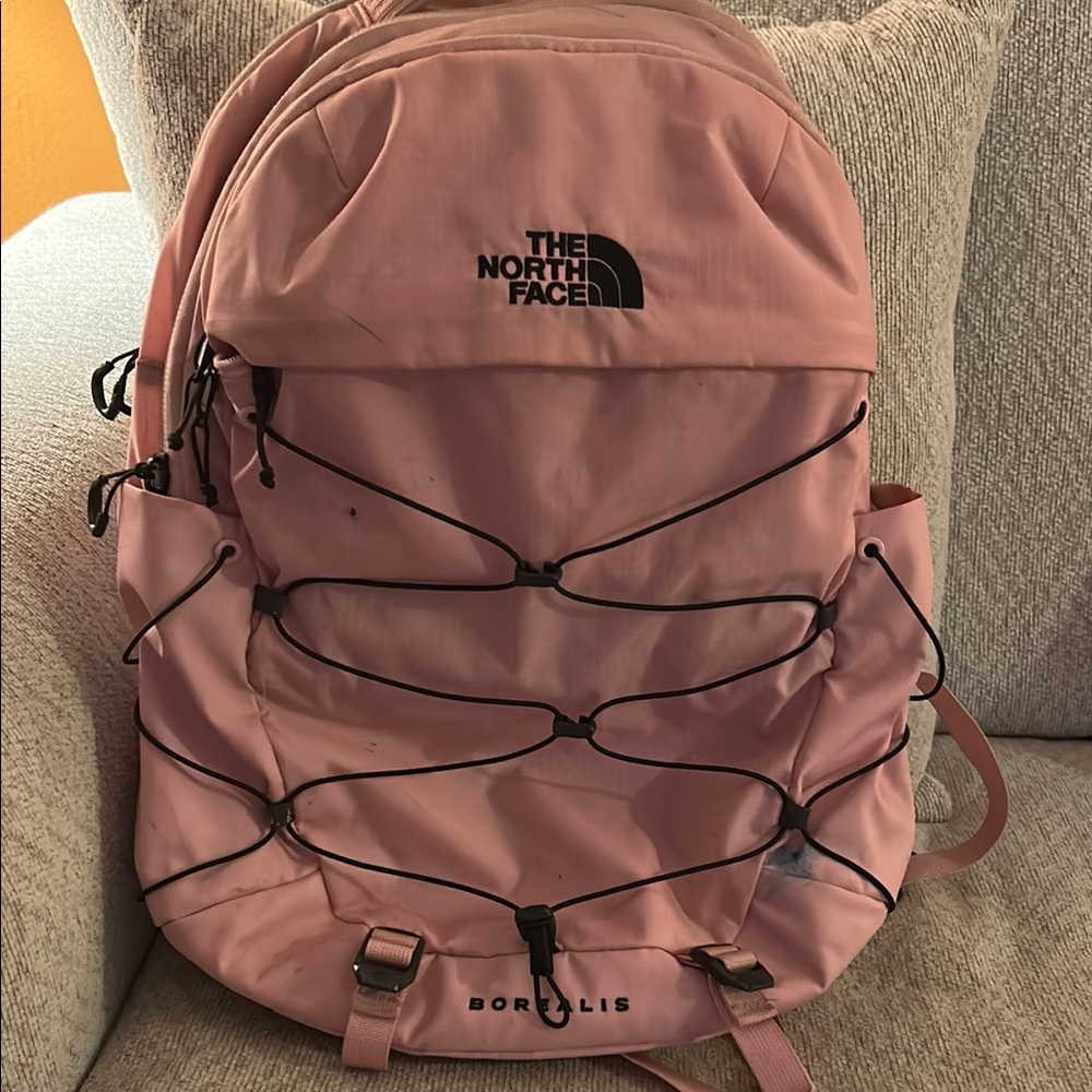 The North Face Pink Borealis Backpack